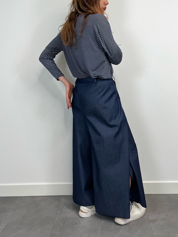 Pantalone Chandra cotone chambray