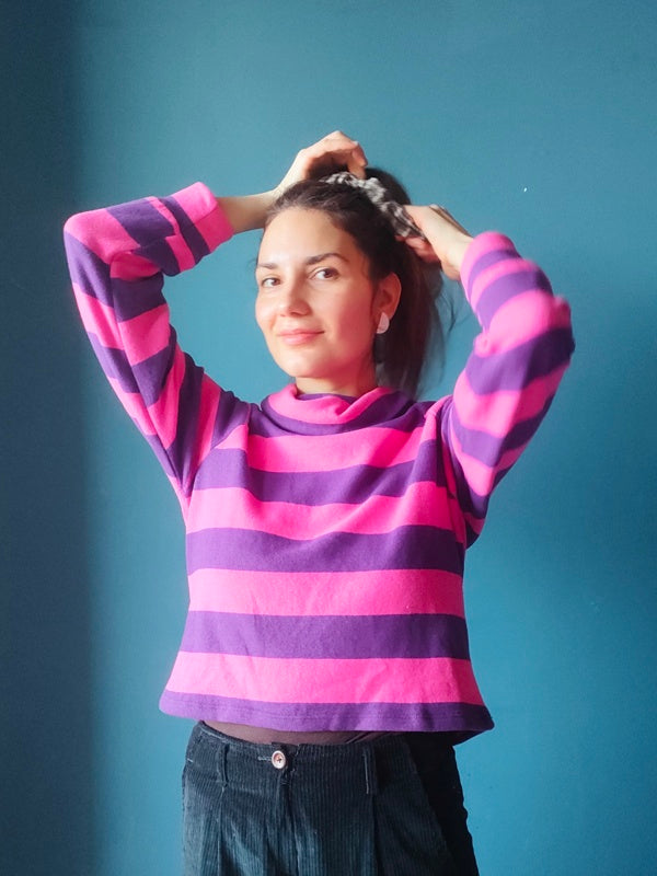 Maglioncino Cloudy in caldo cotone stregatto