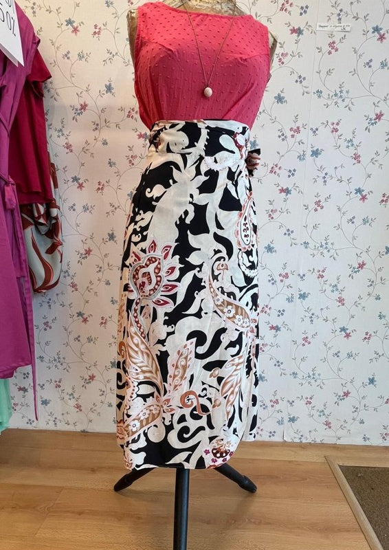 Gonna Portafoglio Nora viscosa fantasia etnica