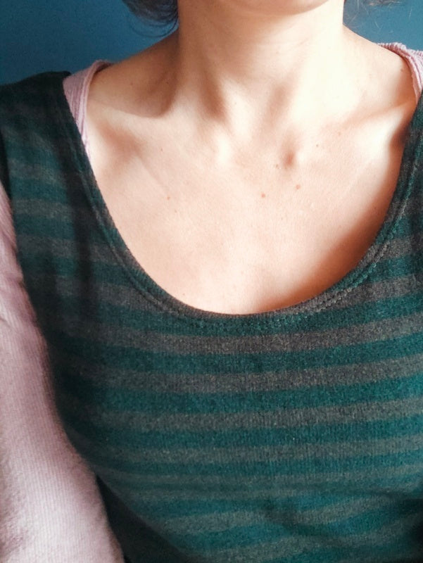 Tutone in caldo cotone a righe bosco