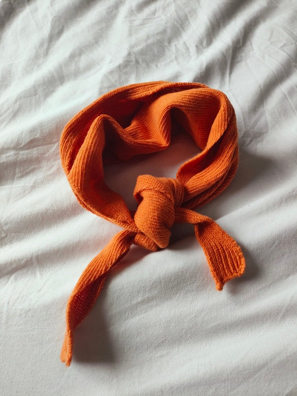 Sophie scarf arancio tramonto dorato