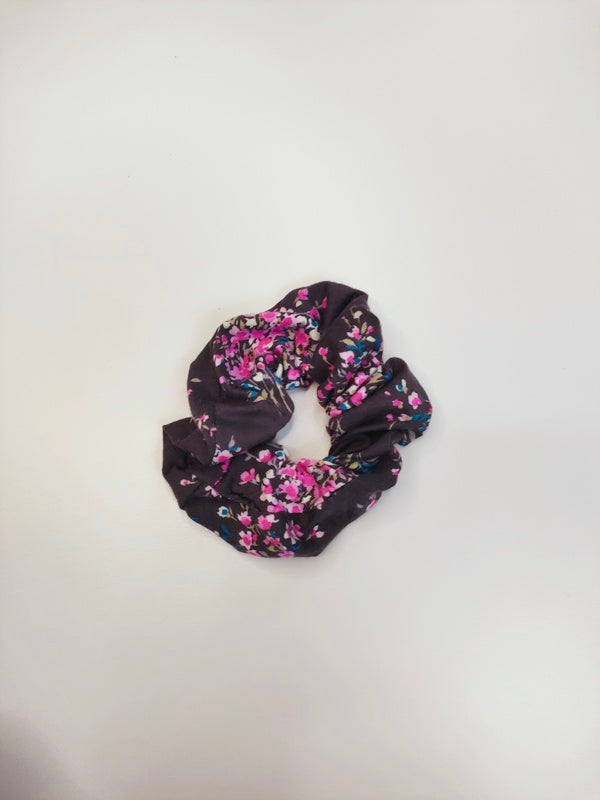 Scrunchie in cotone a fiorellini