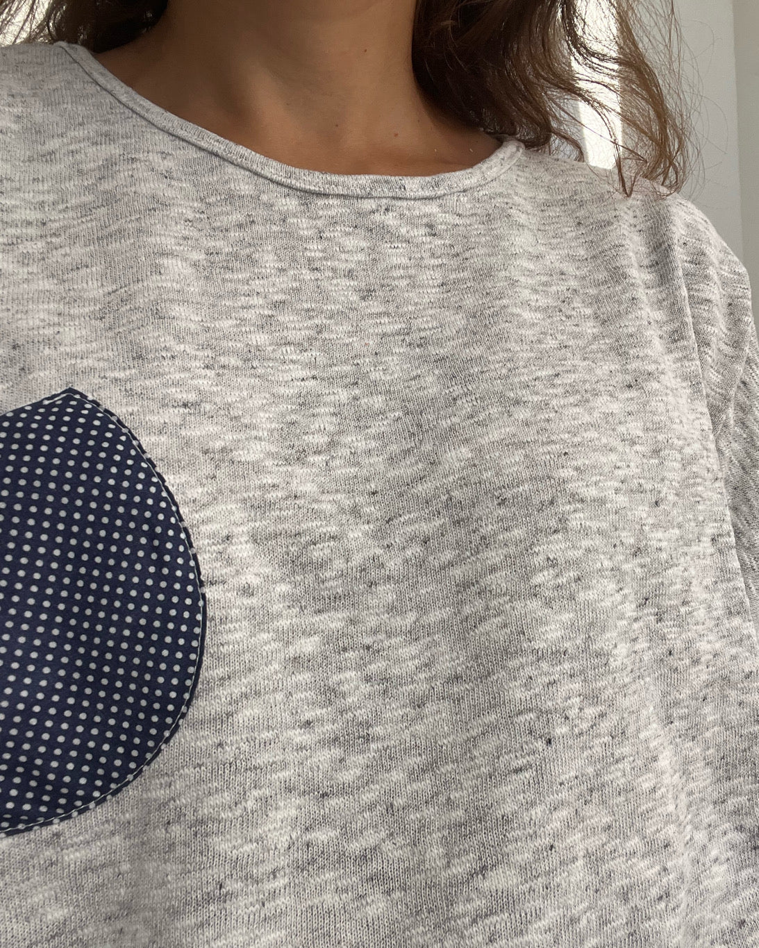 Maglia Tsuki grigio mélange