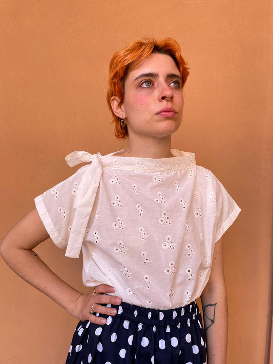 Grace in sangallo bianco