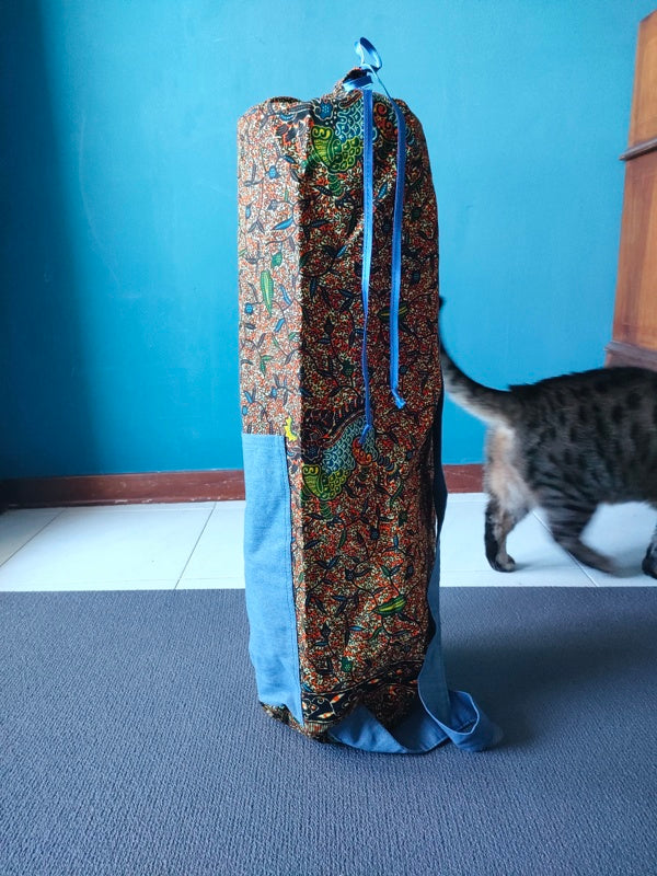 Borsa per yoga mat fantasia foglie