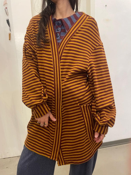 Maxi cardigan Anita caldo cotone grifondoro