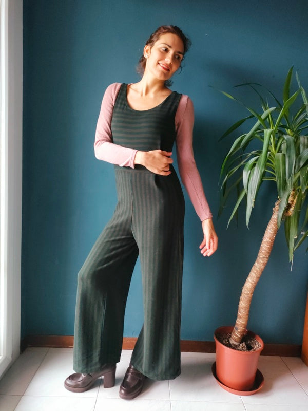 Tutone in caldo cotone a righe bosco