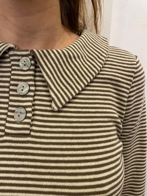 Winter Rainbow righine panna caldo cotone