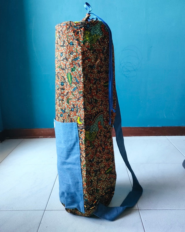 Borsa per yoga mat fantasia foglie