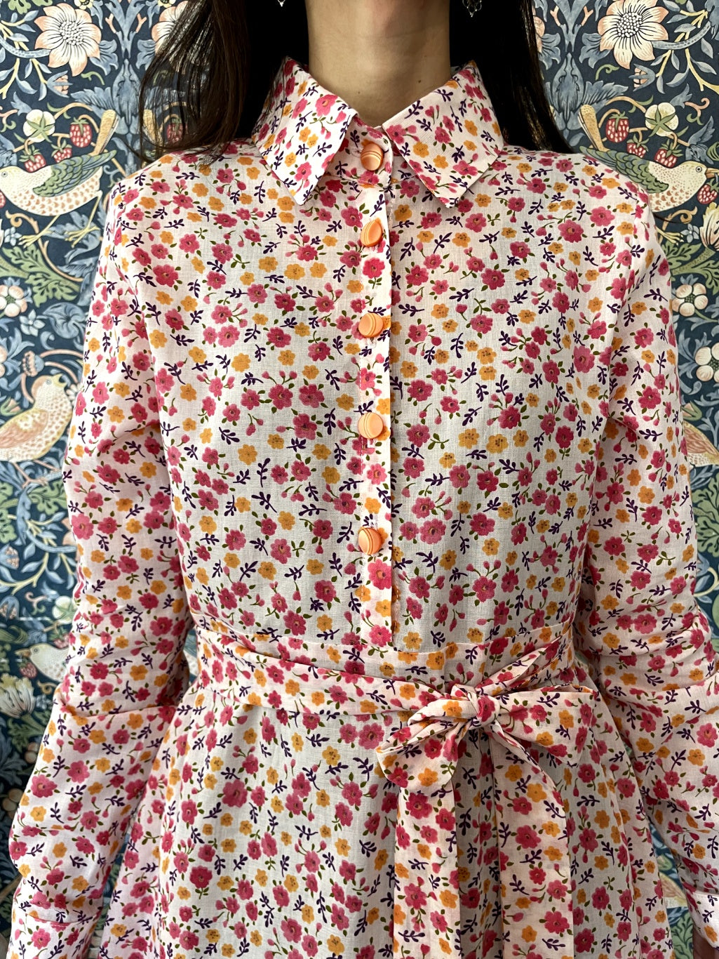 Chemisier Sonia cotone fiori