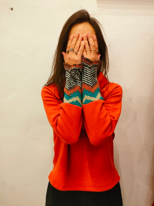 Very Cloudy in caldo cotone arancio