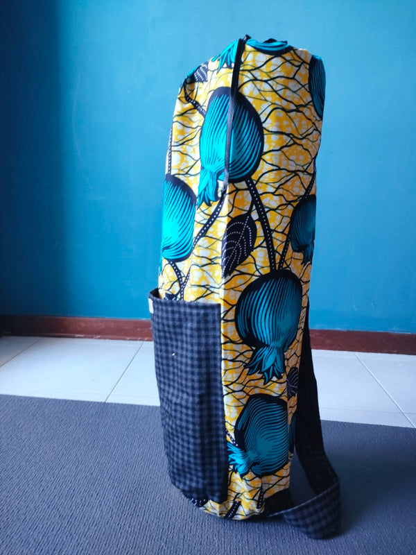 Borsa per yoga mat fantasia Poppy seeds