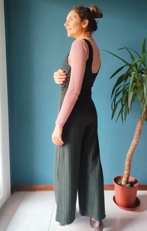 Tutone in caldo cotone a righe bosco