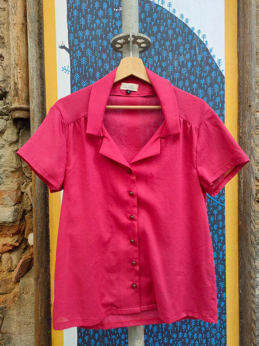 Camicetta Marilyn viscosa rossa