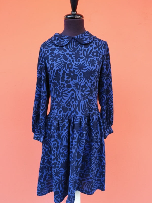 Abito Giò in cotone fantasia botanica